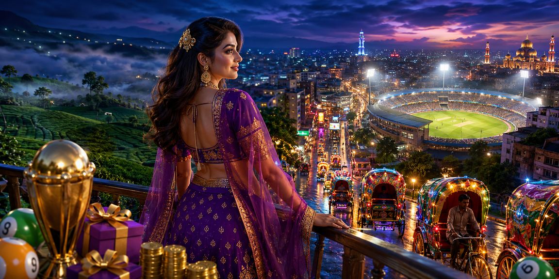 ঢাকার চা বাগানে ক্রিকেট বেটিং উপভোগ করছেন একজন ভক্ত