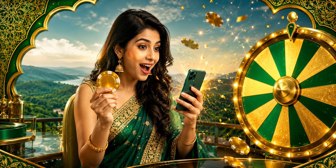 সিলেটে লাকি ড্র উপভোগ করছেন একজন বাংলাদেশি তরুণী